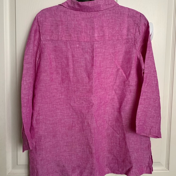 NWT Linen Tunic by Tahari - Picture 6 of 7
